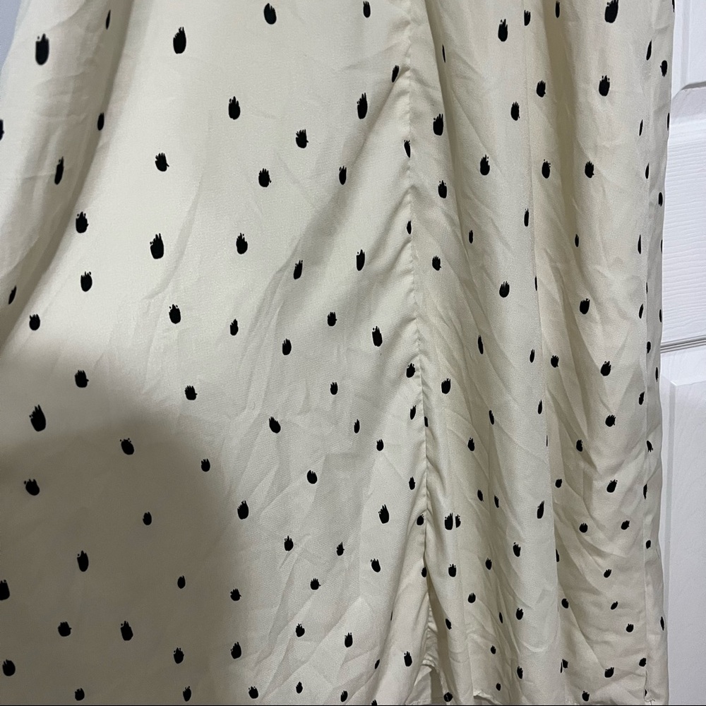 Everly Sweetheart Polka Dot Maxi Dress with Pockets Size Small - Picture 8 of 9